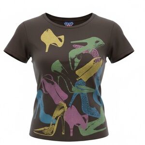 Junk Food Shoes Graphic T-Shirt